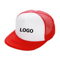 Hip-hop Mesh hat Flat-brimmed Trucker Cap